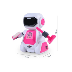 اسباب بازی ربات کنترلی نظافتچی صورتی SMART CLEANING ROBOT مدل T21B-2629 _اسباب بازی ربات